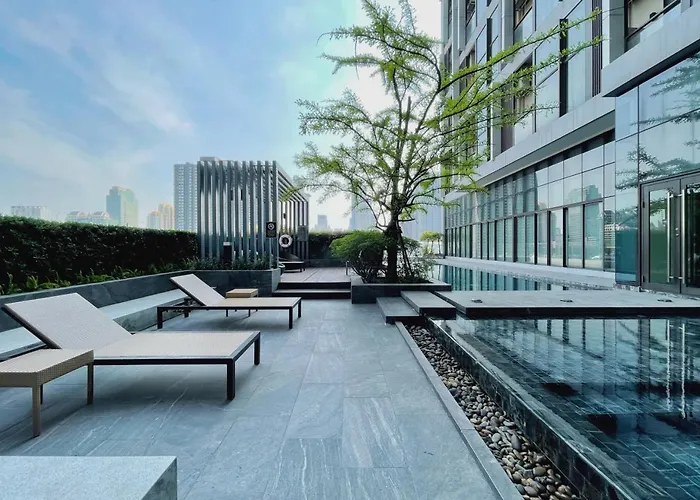 公寓 400m To Mrt L Workspace L Pool And Sauna 曼谷